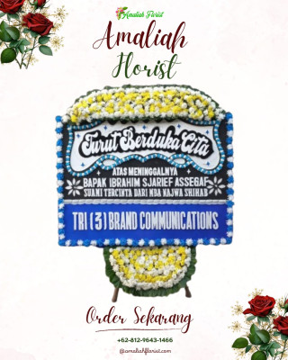 Papan Bunga Duka di Montong Terep