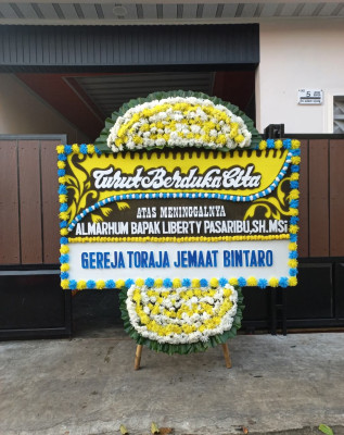 Papan Bunga Duka di Montong Terep